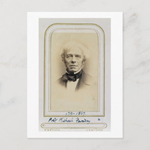 Carte Postale Portrait de Michael Faraday (1791-1867) (album p