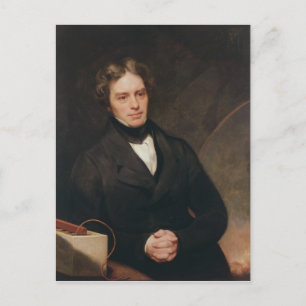 Carte Postale Portrait de Michael Faraday 1841-42