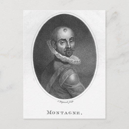 Carte Postale Portrait de Michel de Montaigne (Devant)