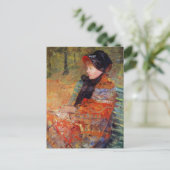 Carte Postale Portrait de Mlle C. Lydia Cassatt par Mary Cassatt (Debout devant)