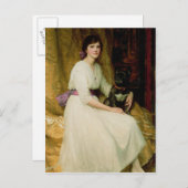 Carte Postale Portrait de Mlle Dorothy Dicksee (Devant / Derrière)