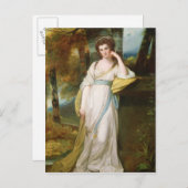 Carte Postale Portrait de Mme Henry Maxwell (Devant / Derrière)