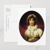 Carte Postale Portrait de Mme Robert Burne-Jones (Devant / Derrière)