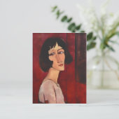 Carte Postale Portrait de Modigliani de Magherita (Debout devant)