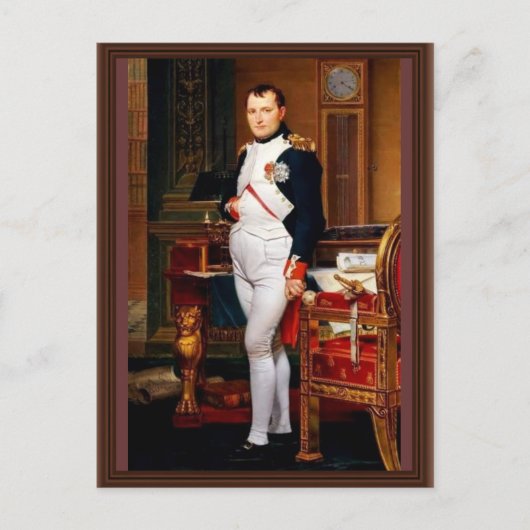 Carte Postale Portrait De Napoléon Dans Son Étude De Jacques-Lou (Devant)