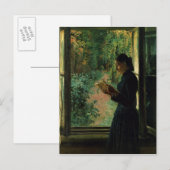 Carte Postale Portrait de Natalia Petrunkevitsin, 1893 (Devant / Derrière)