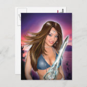 Carte Postale Portrait de Natasha (carte postale) (Devant / Derrière)