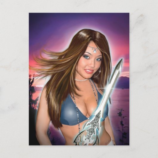 Carte Postale Portrait de Natasha (carte postale) (Devant)