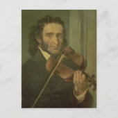 Carte Postale Portrait de Niccolo Paganini (Devant)