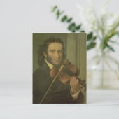 Carte Postale Portrait de Niccolo Paganini (Debout devant)