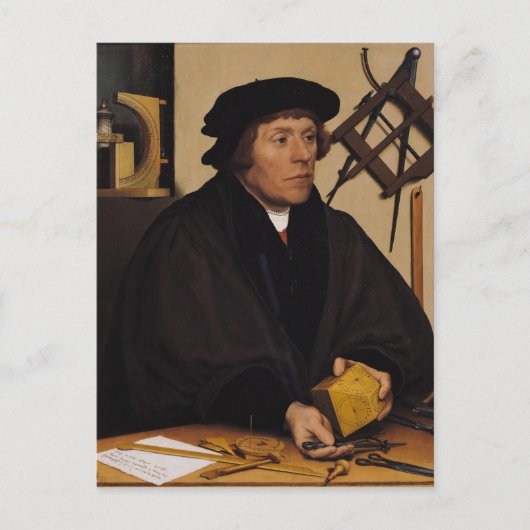 Carte Postale Portrait de Nicholas Kratzer 1528 (Devant)
