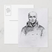 Carte Postale Portrait de Nicolas Appert (Devant / Derrière)