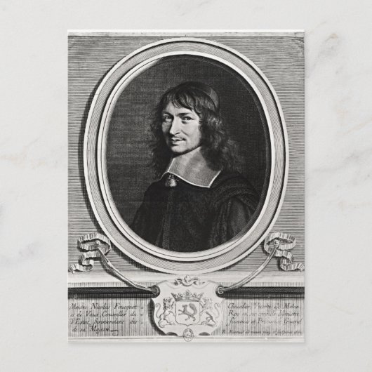 Carte Postale Portrait de Nicolas Fouquet 1662 (Devant)