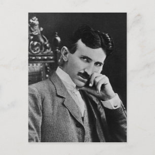 Carte Postale Portrait de Nikola Tesla