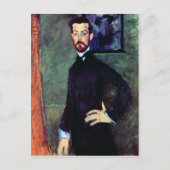 Carte Postale Portrait de Paul Alexanders par Modigliani (Devant)