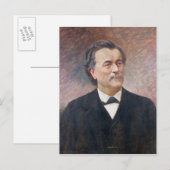 Carte Postale Portrait de Paul Bert (Devant / Derrière)