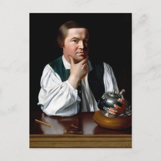 Carte Postale Portrait de Paul Revere (Devant)