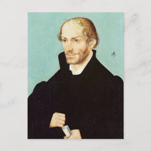 Carte Postale Portrait de Philip Melanchthon, 1537 (Devant)