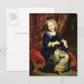 Carte Postale Portrait de Philippe de France (Devant / Derrière)