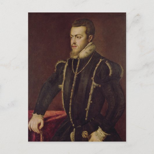 Carte Postale Portrait de Philippe II d'Espagne (Devant)