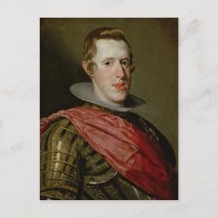 Carte Postale Portrait de Philippe IV en Armor, 1628