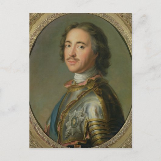 Carte Postale Portrait de Pierre le Grand (Devant)