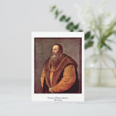 Carte Postale Portrait De Pietro Aretino. Par Titien (Debout devant)