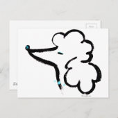 Carte Postale Portrait de poule (Devant / Derrière)