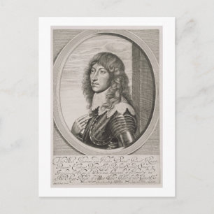 Carte Postale Portrait de Prince Rupert (1619-82) Comte Palatine