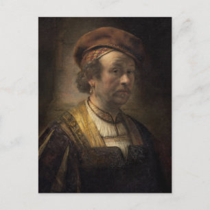Carte Postale Portrait de Rembrandt, 1650