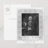 Carte Postale Portrait de Richard Boyle, comte de Burlington (Devant / Derrière)