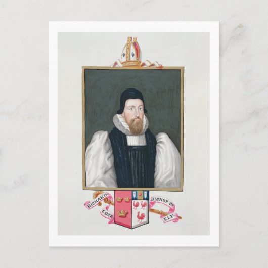 Carte Postale Portrait de Richard Cox (1500-81) Evêque d'Ely fr (Devant)