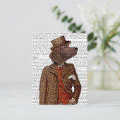 Carte Postale Portrait de Rider Red Setter (Debout devant)