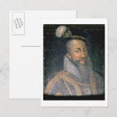 Carte Postale Portrait de Robert Dudley (1532-1588) comte de lic (Devant / Derrière)