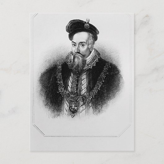 Carte Postale Portrait de Robert Dudley 1er comte de (Devant)