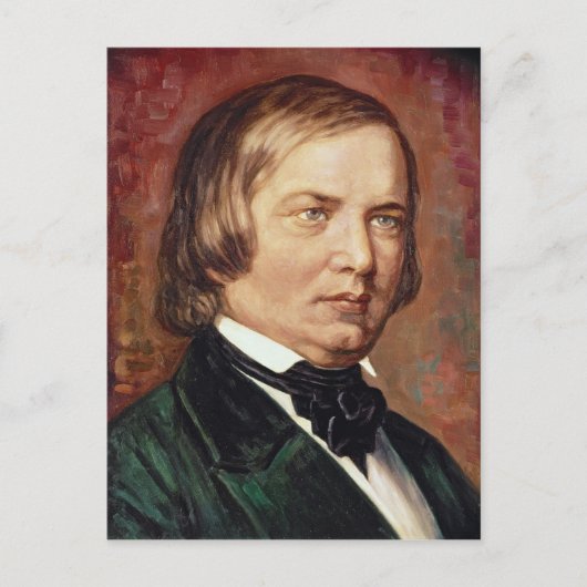 Carte Postale Portrait de Robert Schumann (Devant)