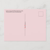 Carte Postale Portrait de Sainte Rose parée de roses (M 024a) (Dos)