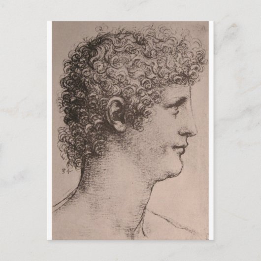 Carte Postale Portrait de Salai (Devant)