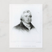 Carte Postale Portrait de Samuel Taylor Coleridge (Devant)