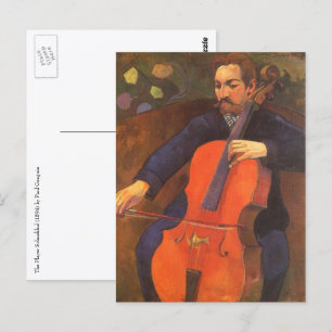 Carte Postale Portrait de Schneklud Joueur par Paul Gauguin