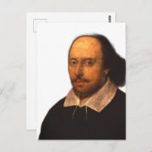 Carte Postale Portrait de Shakespeare (Devant / Derrière)