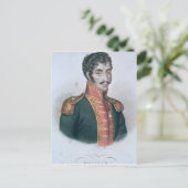 Carte Postale Portrait de Simon Bolivar (Debout devant)