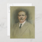 Carte Postale Portrait de Sir Arthur Conan Doyle (Devant / Derrière)