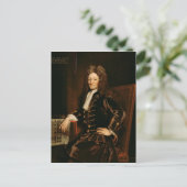 Carte Postale Portrait de Sir Christopher Wren 1711 (Debout devant)
