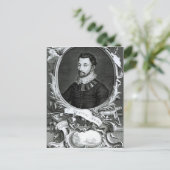 Carte Postale Portrait de Sir Francis Drake (Debout devant)