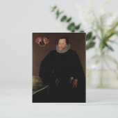 Carte Postale Portrait de Sir Francis Drake 1591 (Debout devant)