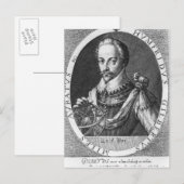 Carte Postale Portrait de Sir Humphrey Gilbert (Devant / Derrière)