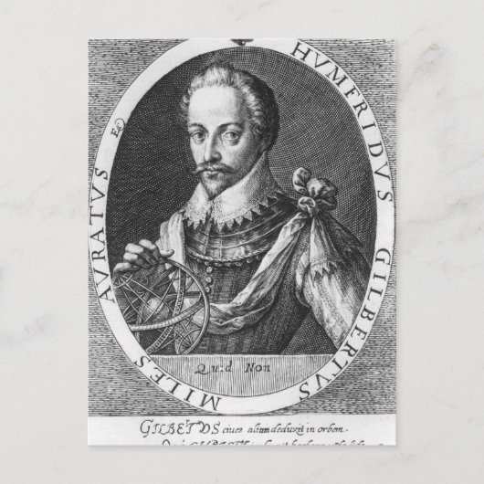 Carte Postale Portrait de Sir Humphrey Gilbert (Devant)