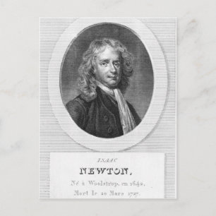 Carte Postale Portrait de Sir Isaac Newton