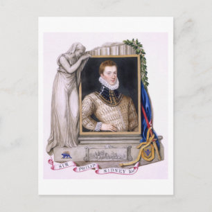 Carte Postale Portrait de Sir Philip Sidney (1554-86) de 'Memo